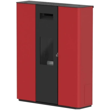Eva Calor granulu kamīns MANUELA 9,4kW sarkans, 90