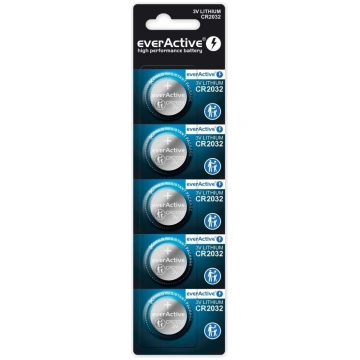 everActive CR2032 mini litija baterija - blisterī 