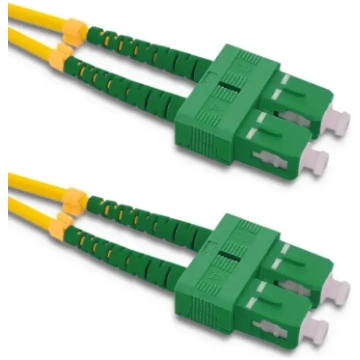 Qoltec Fiber optic patch cord SC/APC - SC/APC | Si