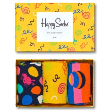 Happy Socks zeķu dāvanu kompl. EASTER GIFT BOX 3-P