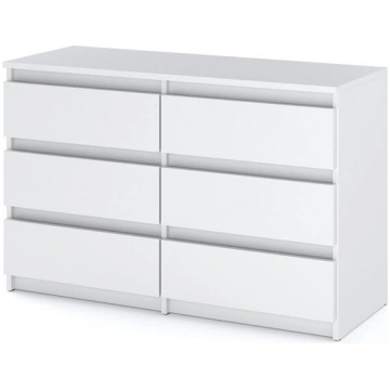 Kumode Hurtownia-Mebli, Balta, 100 cm, Ar 6 atvilk