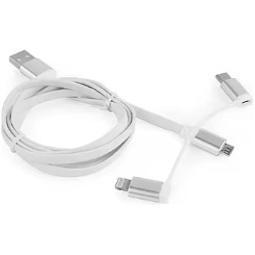 Gembird Adapter Cable USB-A to microUSB/Type-C/Lig
