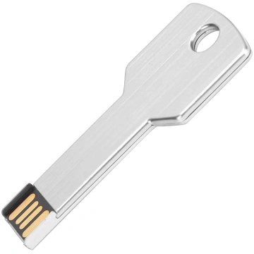 ASHATA USB zibatmiņas diskdziņš Key Shape Silver T