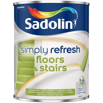 Krāsa grīdām SADOLIN SIMPLY REFRESH BC, 0.84l, pus