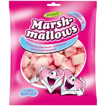 Zefīrs Woogie Zefīrs sirsniņas 200g — Woogie zefīr