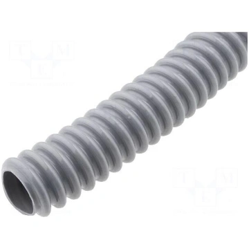 Protective tube | ØBraid : 10mm | PVC | grey | Len