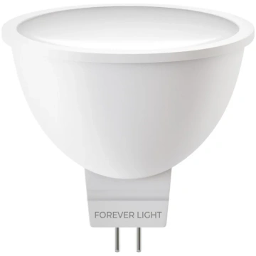 GU5.3 4.2W(400Lm) LED spuldze, IP20, F, silti balt