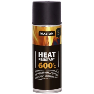 Karstumizturīga 600°C krāsa, melna 400ml MASTON 71