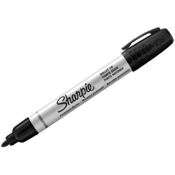 Sharpie Metāla marķieris mazs, apaļš, melns - S094