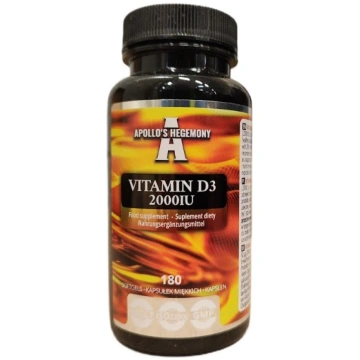 Apollo"s Hegemony D3 vitamīns 2000 SV - 180 kapsul