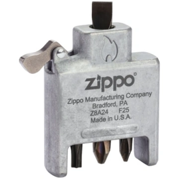 Zippo Bit Safe Screwdriver with Brushed Chrome Cas