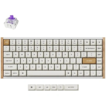 Keychron K2 HE īpašā versija. Gateron dubultsliežu