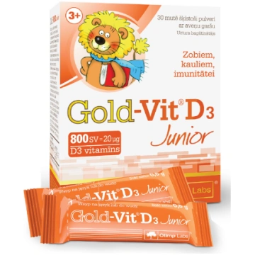 OLIMPLABS Gold D3 vitamīns Junior pulveris N30