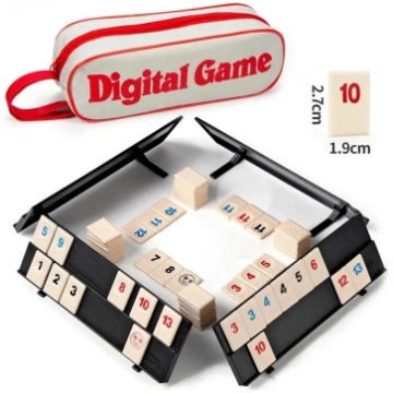 Game Cube Set With Portable Case Rummy Tiles Trave