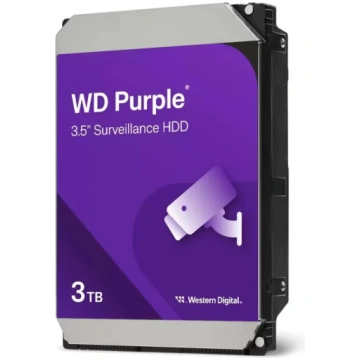 HDD WESTERN DIGITAL Purple 3 TB Serial ATA III Buf