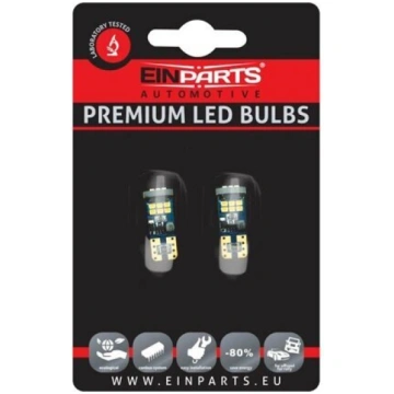 LED spuldzes W5W, T10, 6000K, 9-16V Einparts