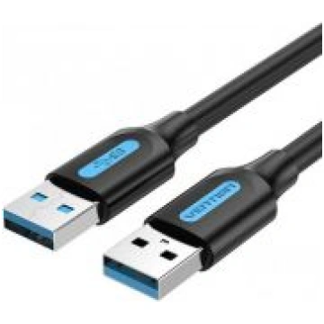 CABLE USB3.0 MALE TO MALE/1.5M BLACK CONBG VENTION