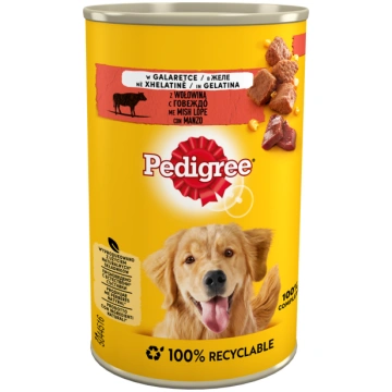 Liellopu gaļa želejā 400g Pedigree