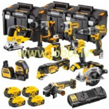Dewalt DCK1012P4T-QW DCD796 + DCF887 + DCS565 + DC