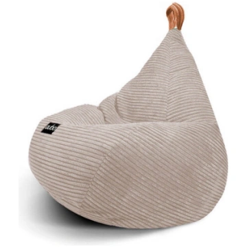 Bērnu pufs Qubo Tiny Drop Wood, mīksts velūrs, erg