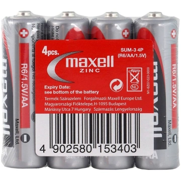 Maxell Bateria AA / R6 4 szt. MA34 (4902580153403)