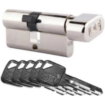 Cilindrs LOB ASSA ABLOY 40/55 Z CR, hroms 5 atslēg