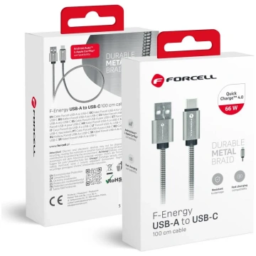 FORCELL F-ENERGY Metal C234 cable USB A to Type C 