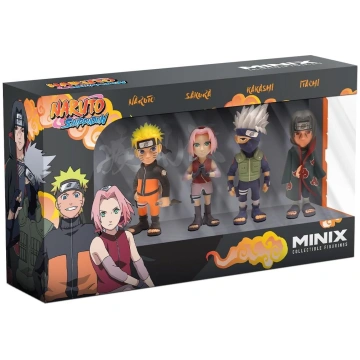 Set of 4 Naruto Shippuden Minix 7cm figures