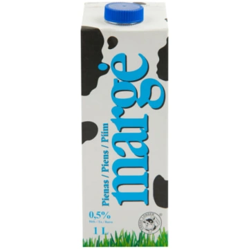 Piens MARGE 0.5 %, UHT, 1 L - 450-00987 Margė