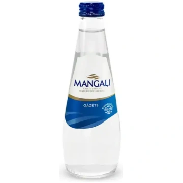 Minerālūdens MANGAĻI gāzēts, 0.33 L, stikla pudelē