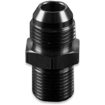 Black AN4 JIC Flare to M14x1.25 Hose Fitting Adapt