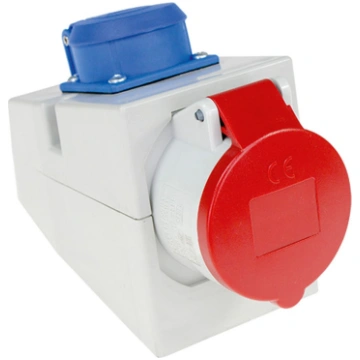 Bachmann wall combination socket 400V, IEC309 IPX4