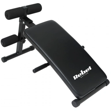 Incline weight bench for abdominal muscle training