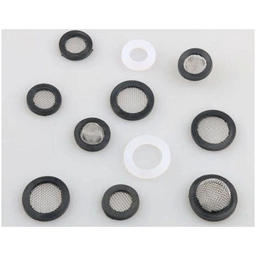 Rubber seal with convex filter 19mm - Filter for w