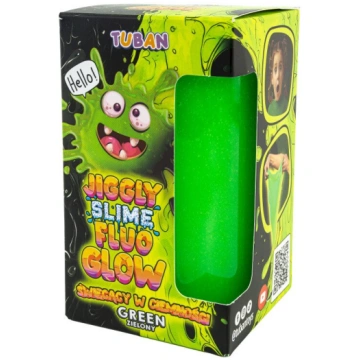 TUBAN Jiggly Slime - Tumsā spīdošs slaims - Zaļš (