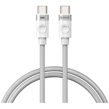Orico Cable USB Type C to USB Type C 60W 1m, White