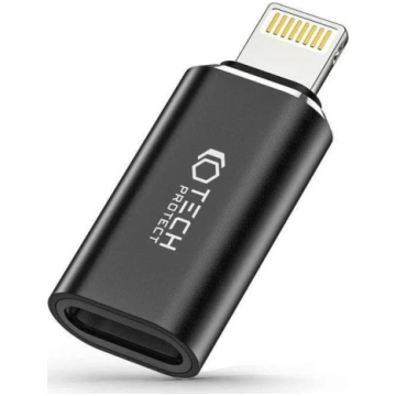 Adapter USB Tech-Protect USB-C - Lightning Czarny 
