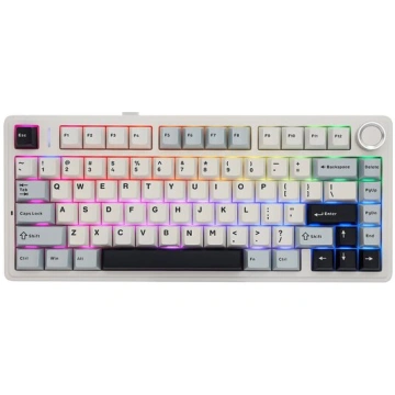 Tastatūra Aula F75 (balta) – Leobog Reaper slēdži