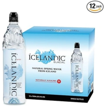 Islandes ledāju Premium dabīgā ūdens pudeles, izga