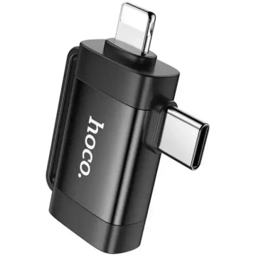 Hoco UA31F 2-in-1 OTG adapteris USB-C / Lightning 
