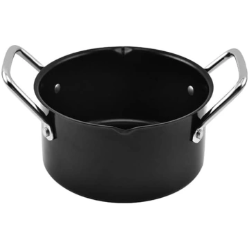 Oglekļa tērauda BBQ mērču katls ar pretlīmes pārkl