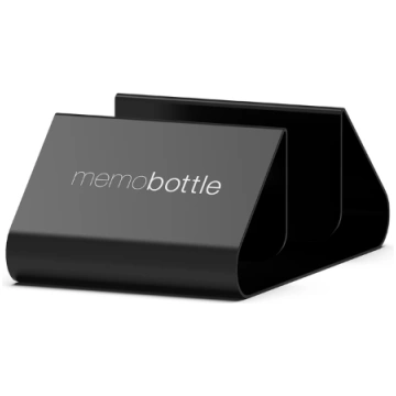 Pudeles stends Memobottle V2, Melns 1gb