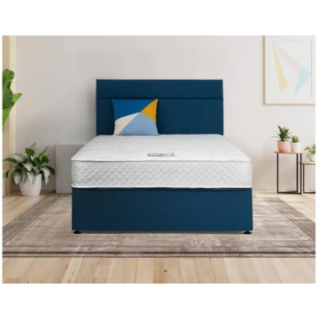 Cozy Complete Bed Set - 3 ft Divan Bed With Headbo
