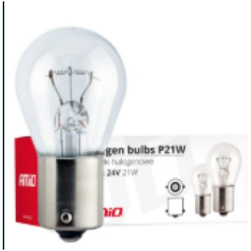 Signālspuldze P21W BA15s 24V 10gab. (E8), AMIO-010
