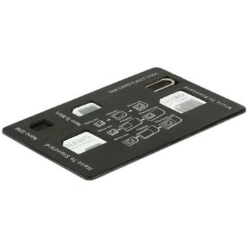 Delock 4 in 1 SIM Card Adapter Kit 20650