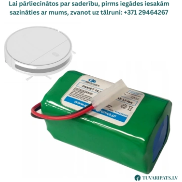 3,5Ah baterija Mi Robot Vacuum-Mop H18650CH-4S1P