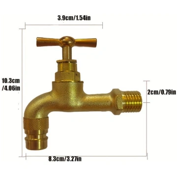 1pc Full Copper Vernacular Tap, Washing Machine Ol