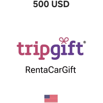 USA TripGift RentaCarGift 500 USD Gift Card