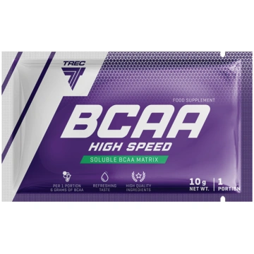 Aminoskābe ar ātru uzsūkšanos TREC BCAA HIGH SPEED