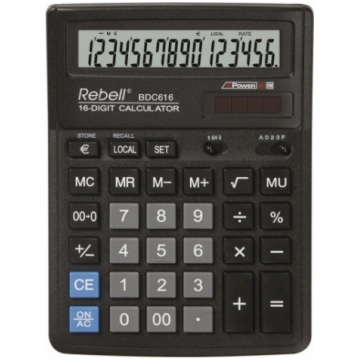 Kalkulators Rebell BDC616, 16 zīmes